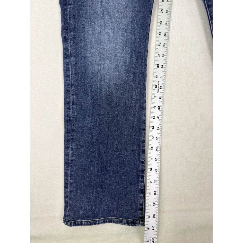 Fidelity Denim Jeans Mens 33x31 Blue Straight Slim Jimmy Medium Wash Stretch
